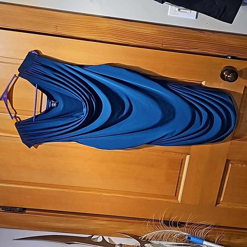 AQUA colored Torrid dress (Sz 3)